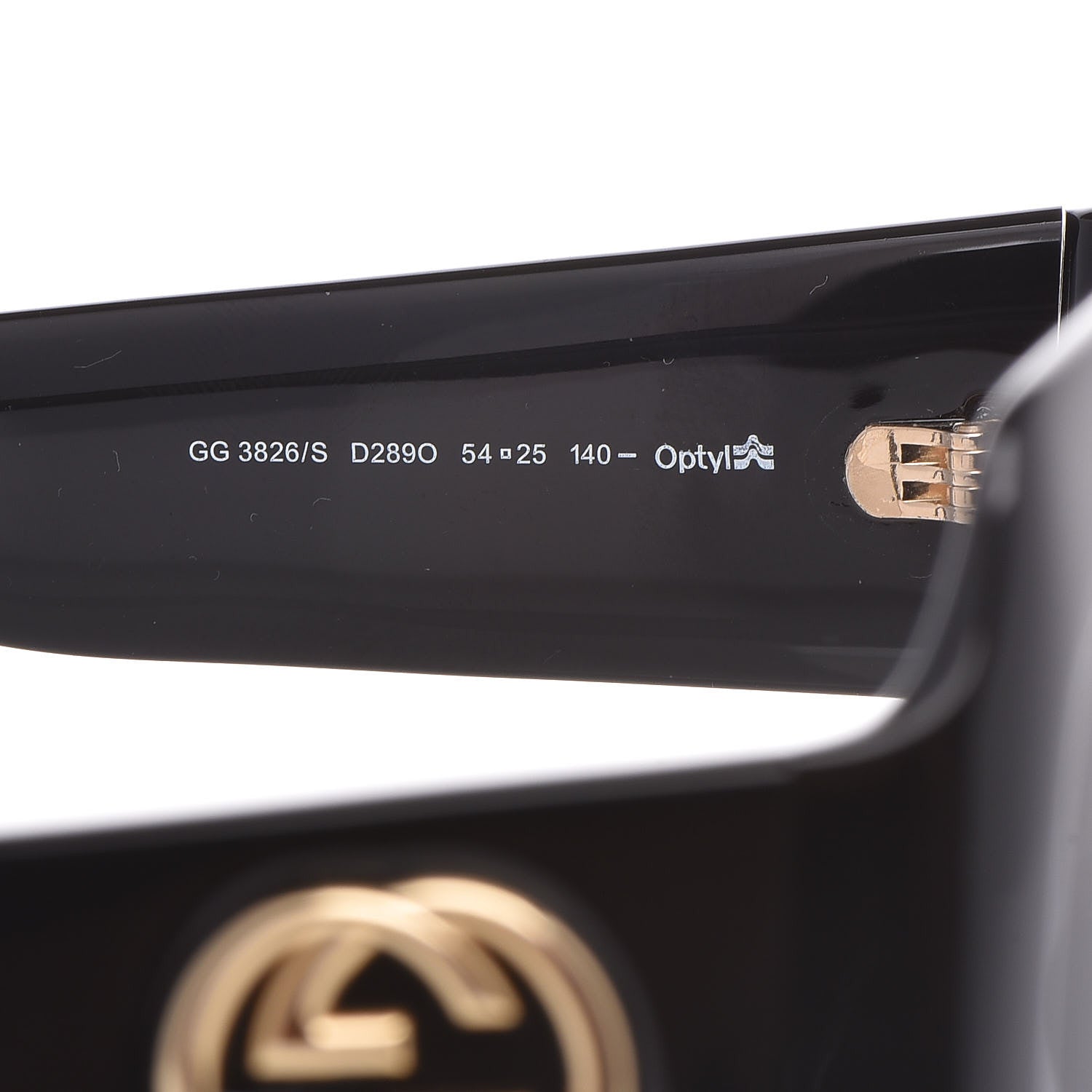 Gucci Acetate Square Frame Sunglasses GG0053S Black 5 of 7