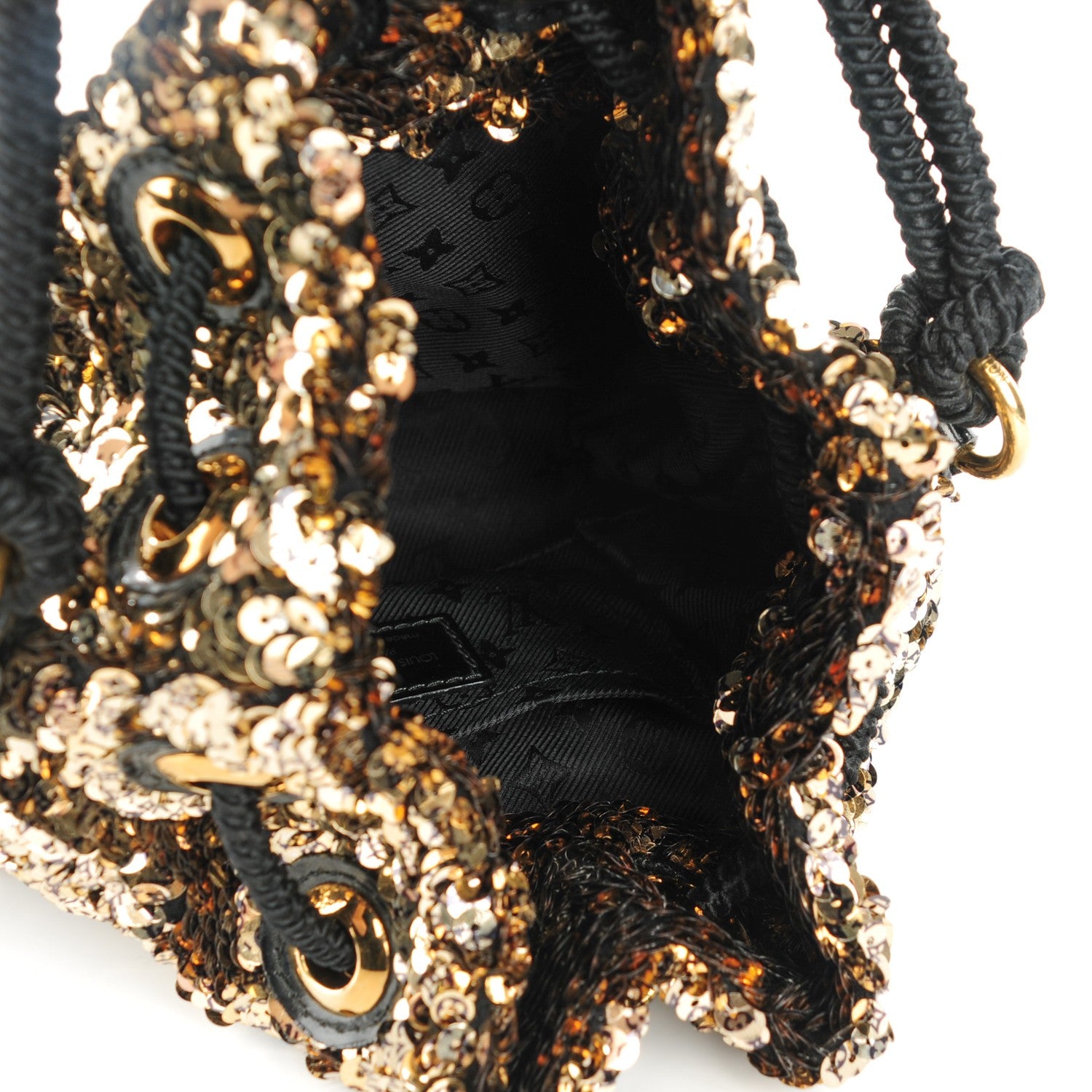 Louis Vuitton Sequin Mini Noe Rococo Gold 5 of 7