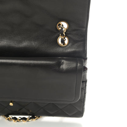 Chanel Lambskin Quilted Medium Double Flap Black 6 of 6