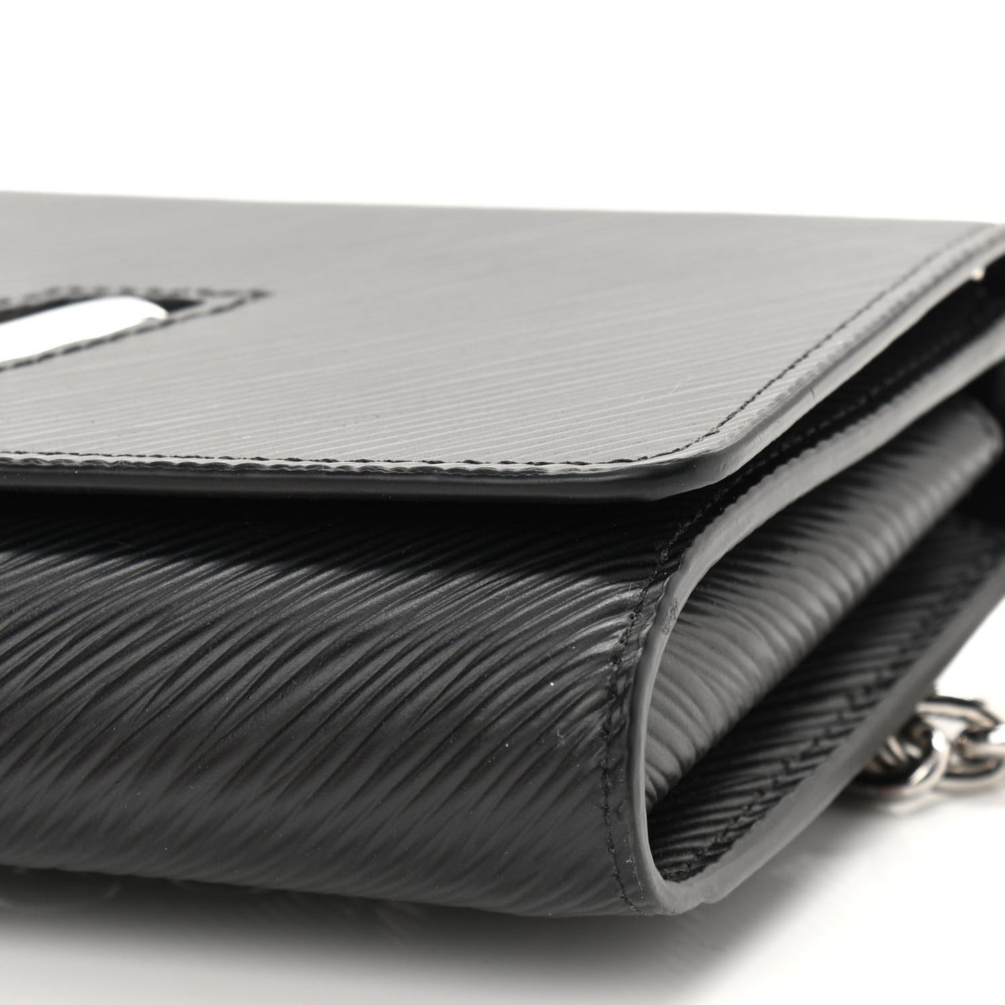 Epi Twist Chain Wallet Black