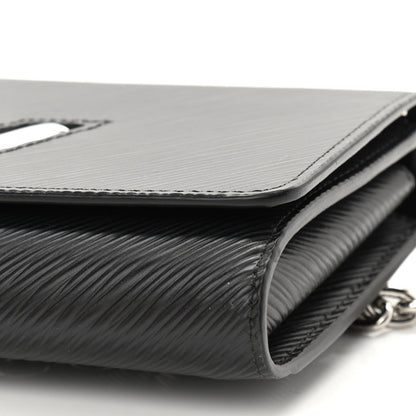 Louis Vuitton Epi Twist Chain Wallet Black 9 of 10