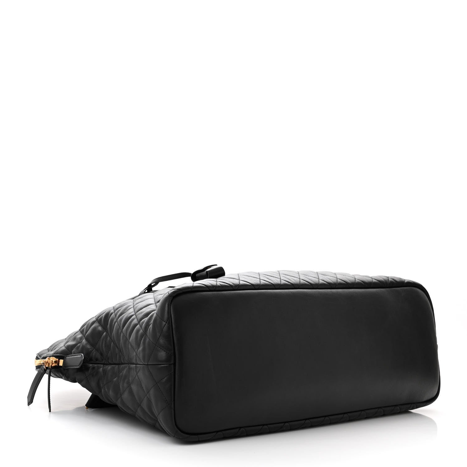 Saint Laurent Calfskin Quilted ES Giant Travel Bag Black 4 of 10