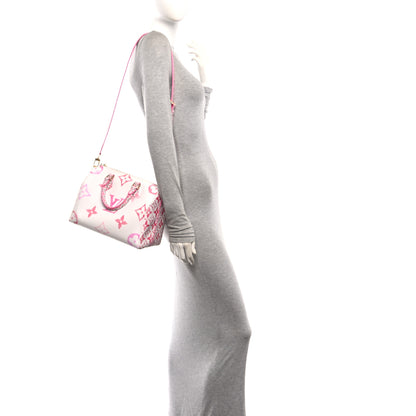 Louis Vuitton Monogram Giant Crafty Speedy Bandouliere 25 Rose 2 of 9