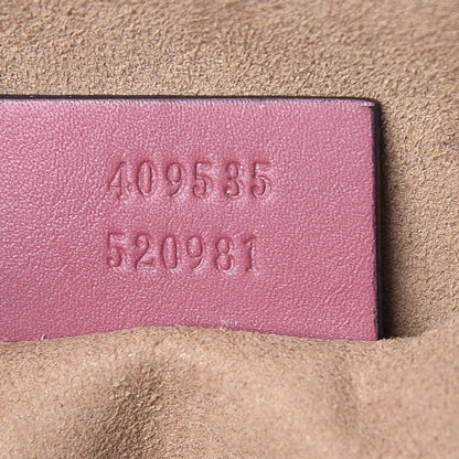 Gucci GG Supreme Monogram Blooms Mini Chain Shoulder Bag Beige Multicolor Dry Rose 7 of 8