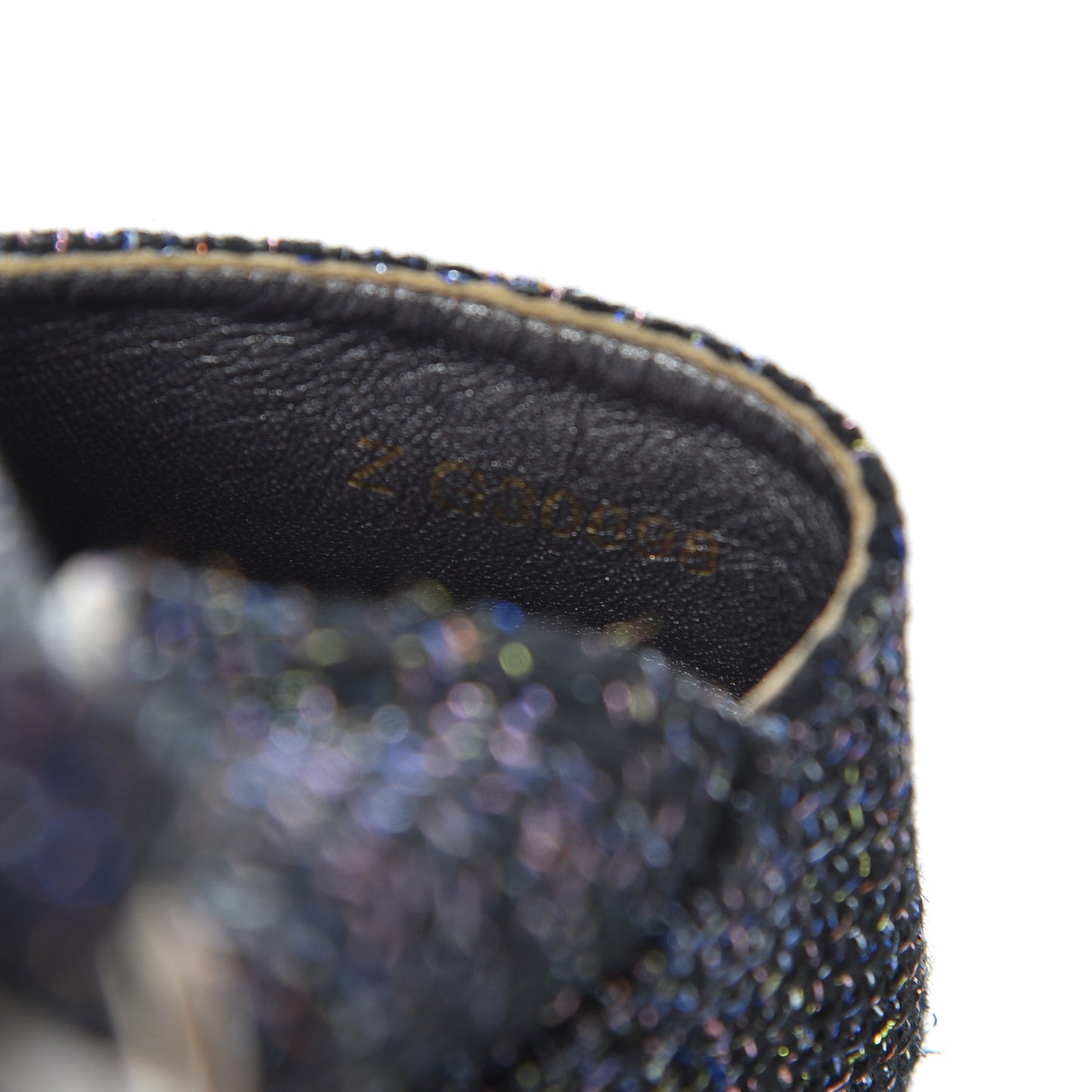 Tweed Patent Goatskin CC Espadrilles 36 Black Pink Yellow Silver