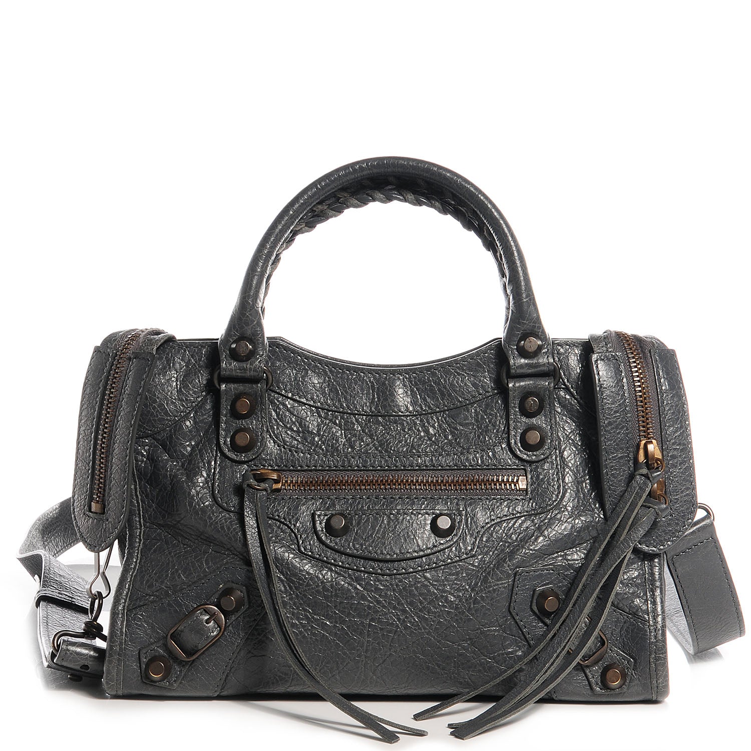 Balenciaga Agneau Mini City Gris Tarmac 1 of 11