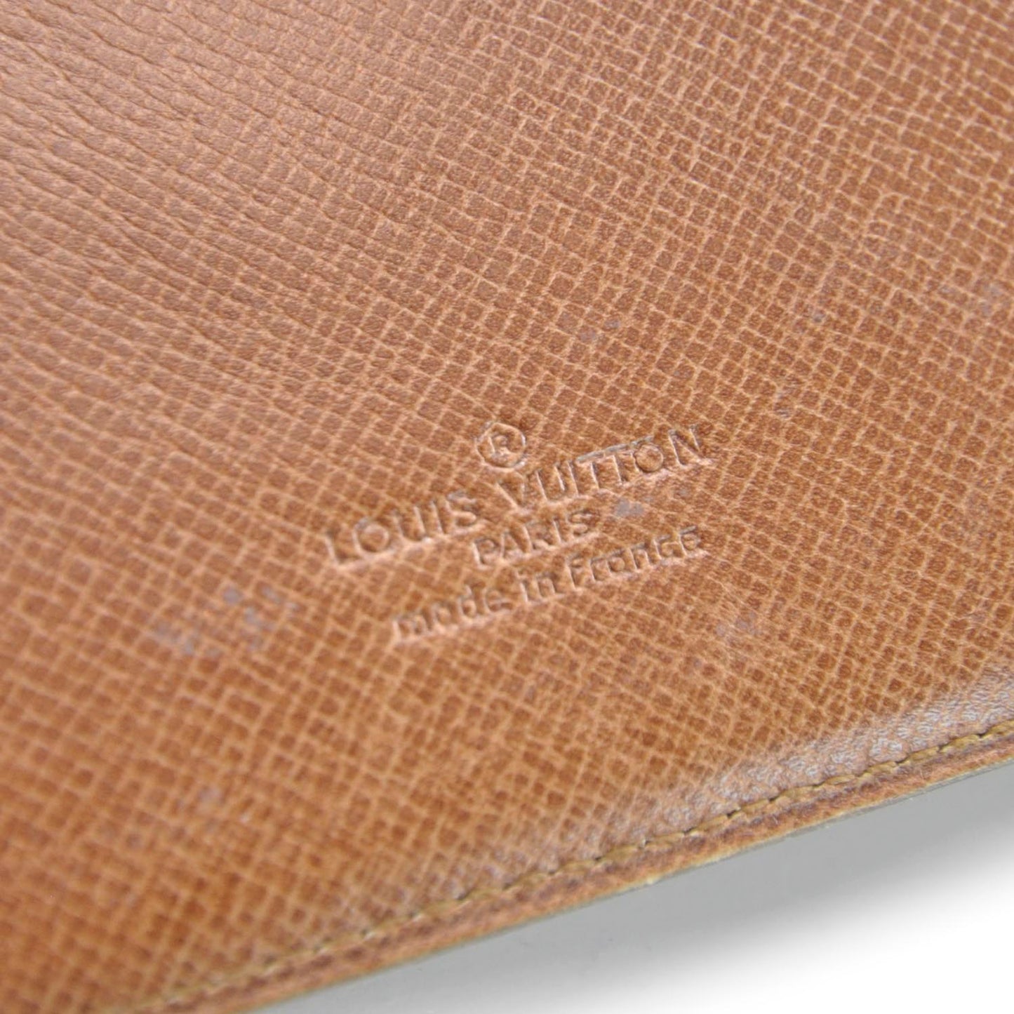 Monogram Desk Agenda Cover