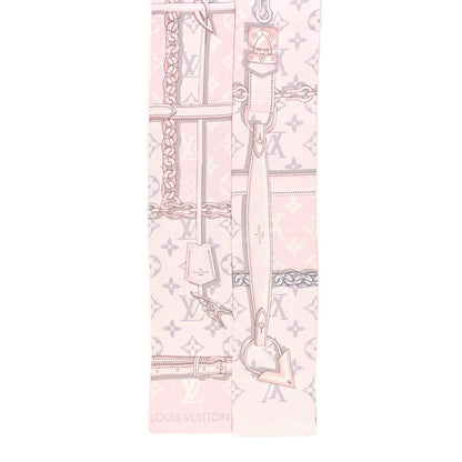 Louis Vuitton Silk Monogram Confidential Bandeau Light Pink 2 of 3