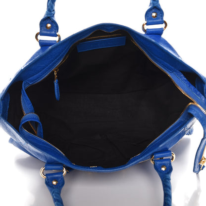 Balenciaga Agneau Giant 12 Gold Hardware City Bleu Lazuli 6 of 8