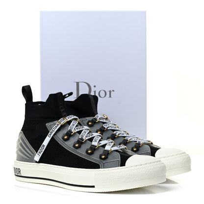 Christian Dior Technical Mesh Cannage Womens Walk'n Dior High Top Sneakers 41.5 Black 7 of 7