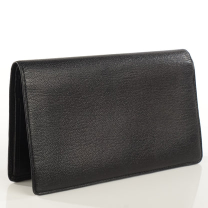 Chanel Goatskin CC Yen Wallet Black 3 of 8