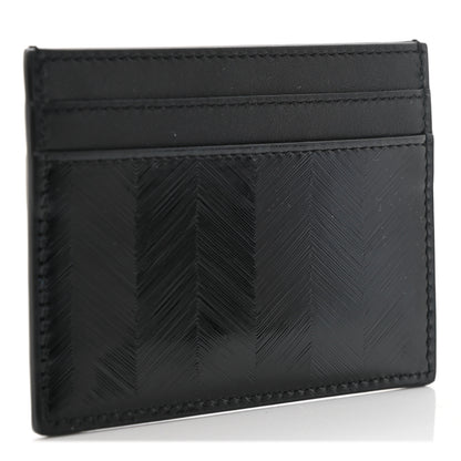 Saint Laurent Embossed Calfskin Monogram Cassandre Credit Card Case Black 3 of 7