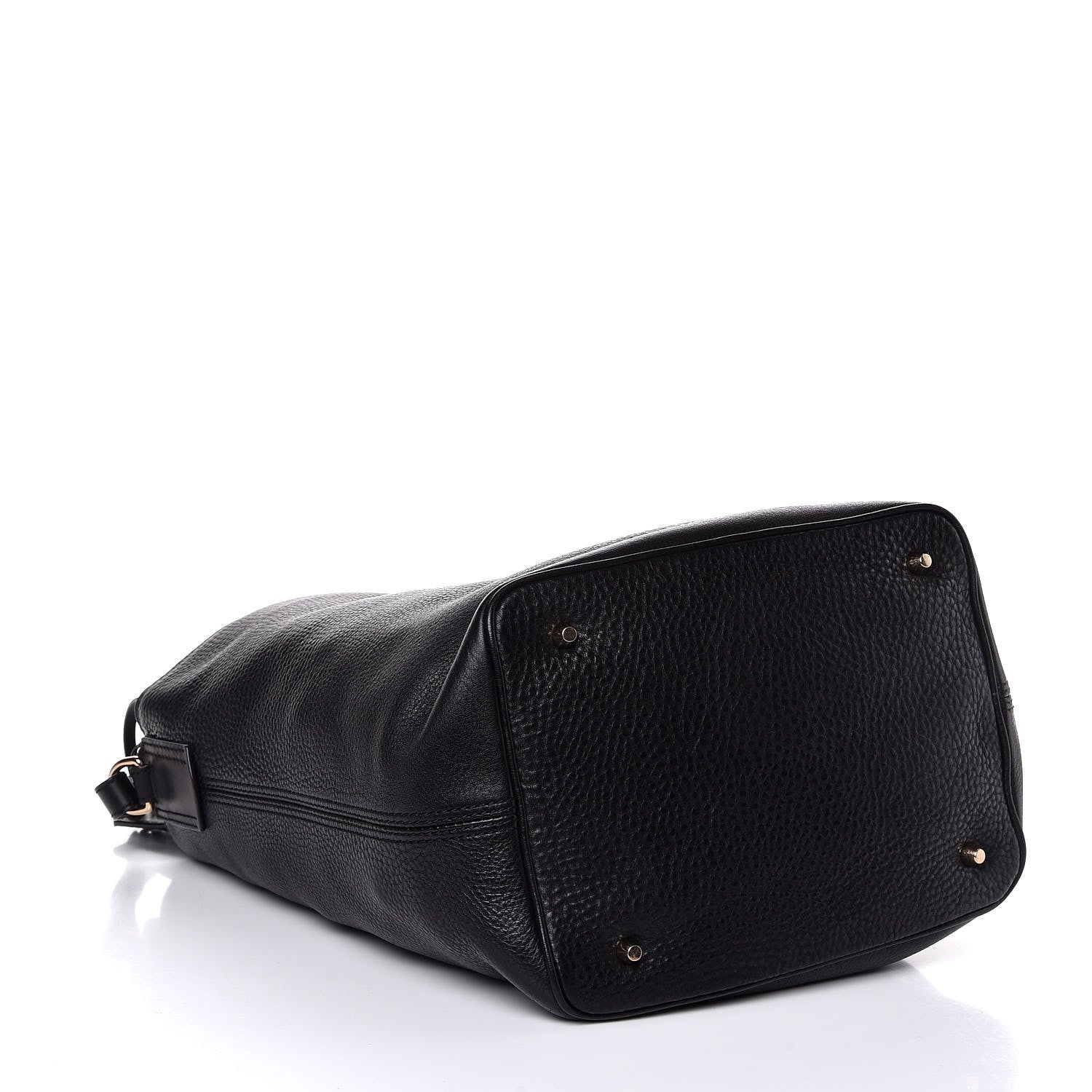 Burberry Grainy Calf Bucket Shoulder Bag Black 4 of 8