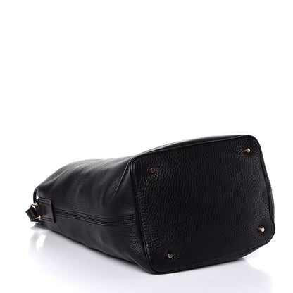 Burberry Grainy Calf Bucket Shoulder Bag Black 4 of 8