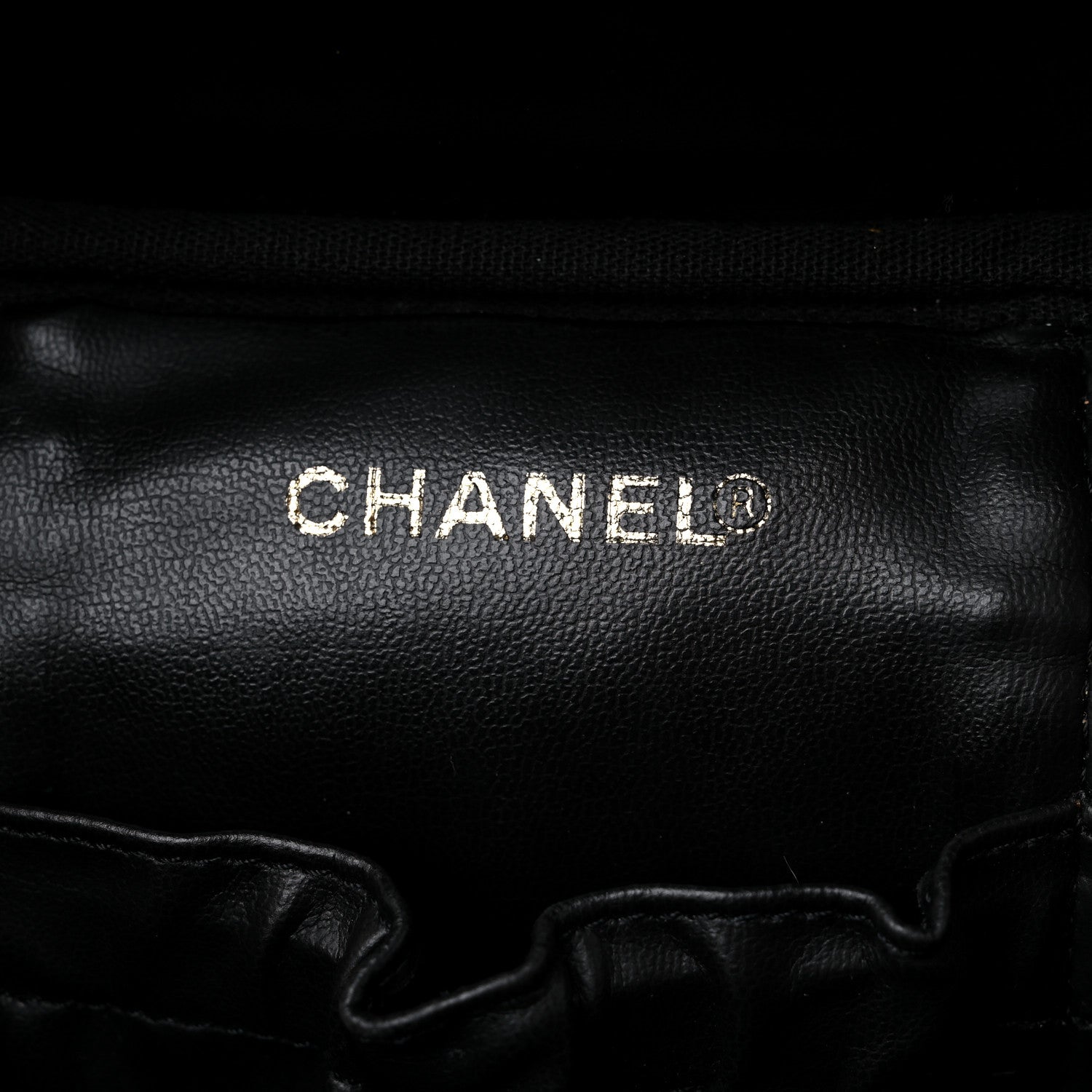Chanel Caviar Vanity Cosmetic Case Black 6 of 10