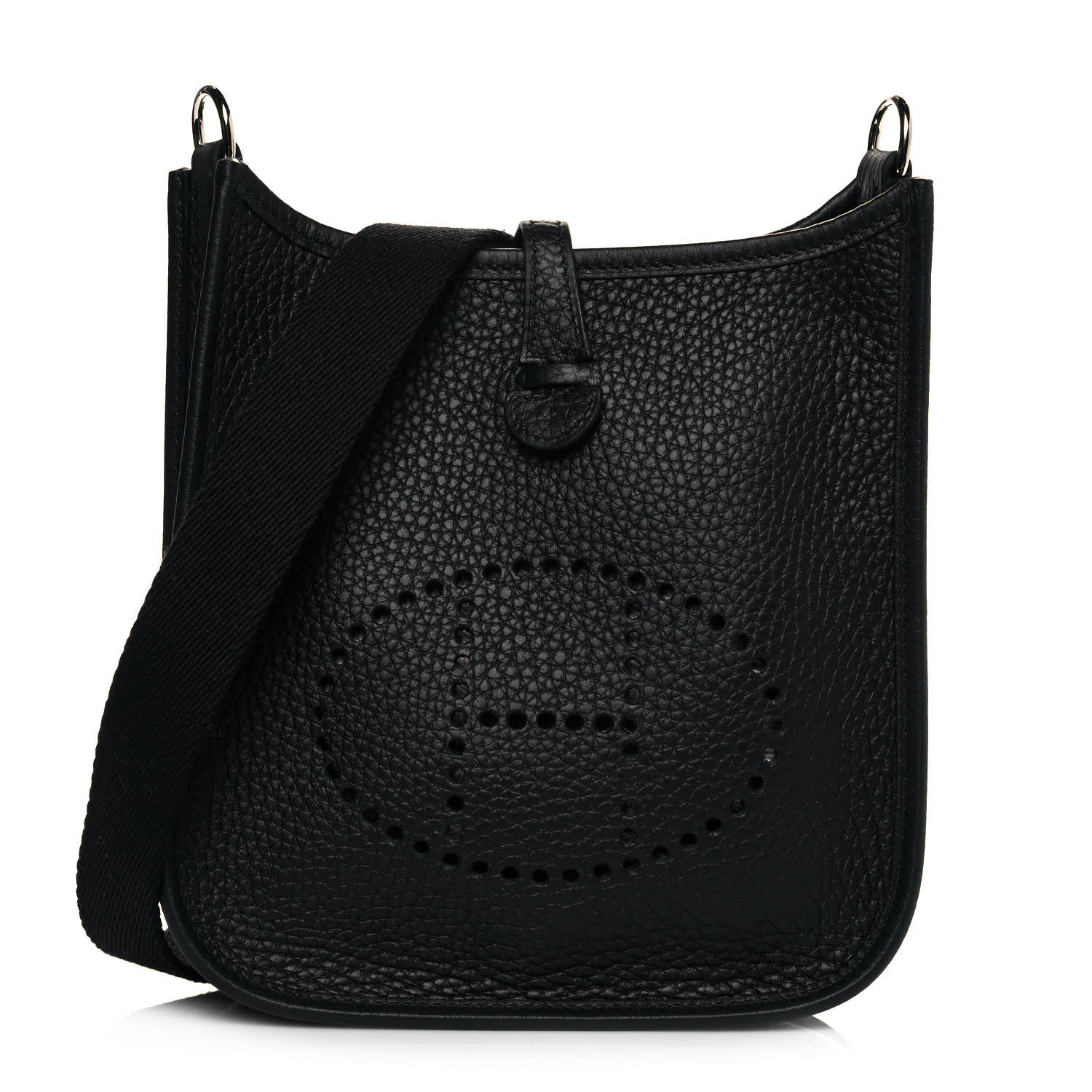 Hermes Taurillon Clemence Evelyne TPM Black 1 of 10