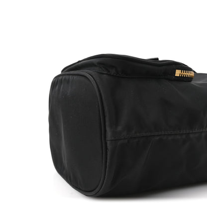 Prada Saffiano Tessuto Nylon Mini Bucket Crossbody Bag Black 9 of 9