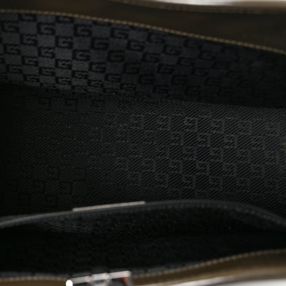 Gucci Patent Bardot Shoulder Bag Olive Green 5 of 10