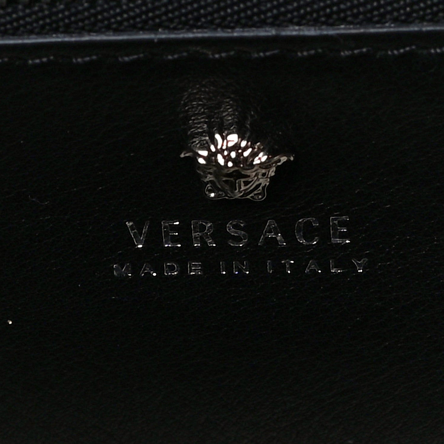 Versace Calfskin Large Palazzo Empire Bag Black Multicolor 8 of 14