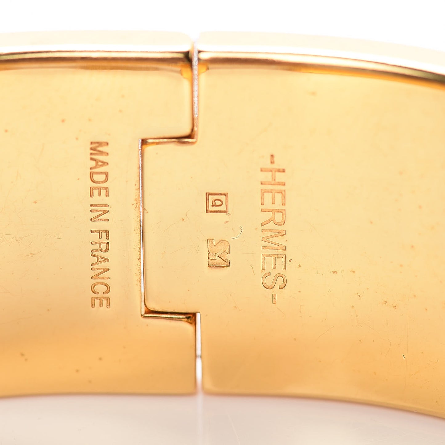 Enamel Wide Clic Clac H Bracelet PM Black