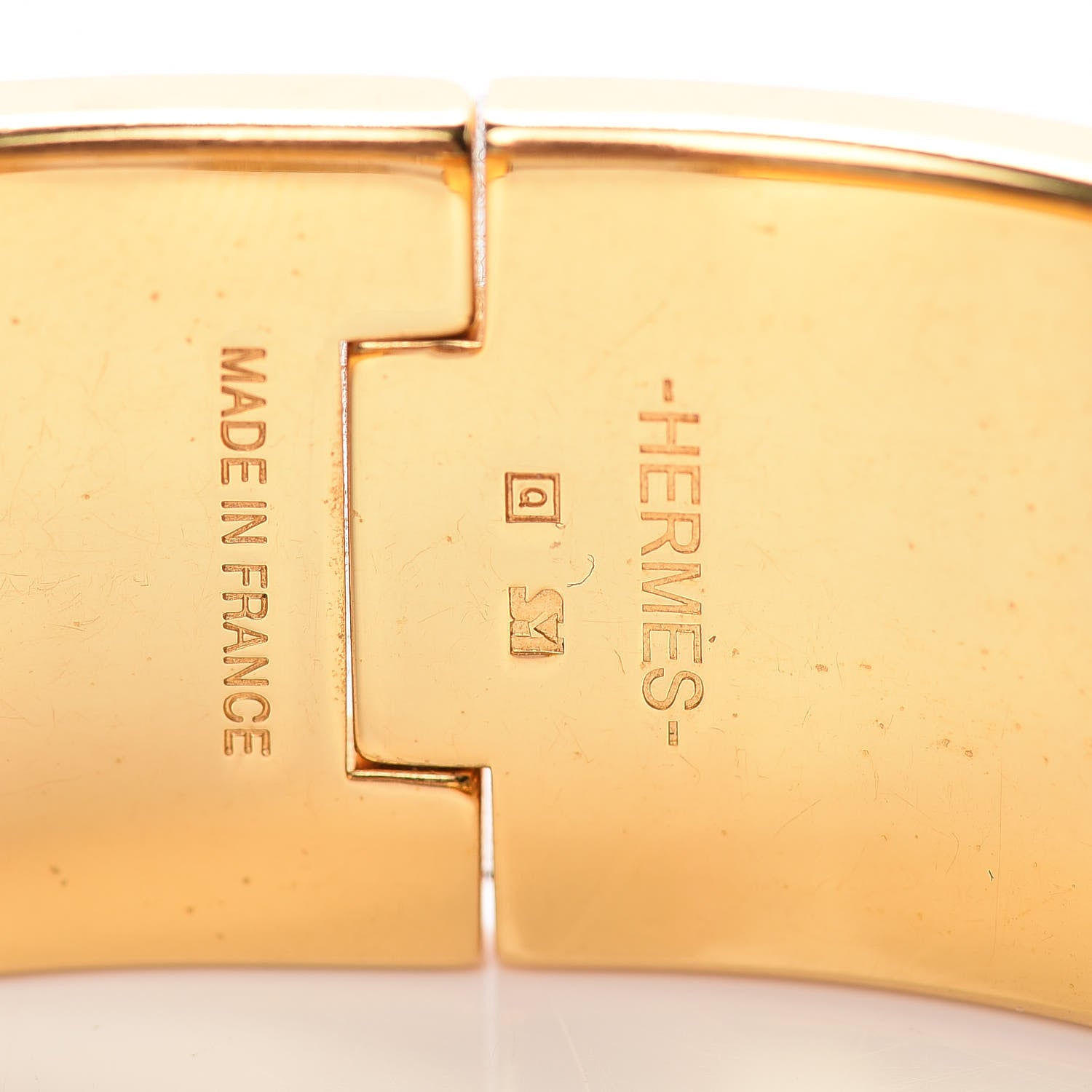 Hermes Enamel Wide Clic Clac H Bracelet PM Black 4 of 4