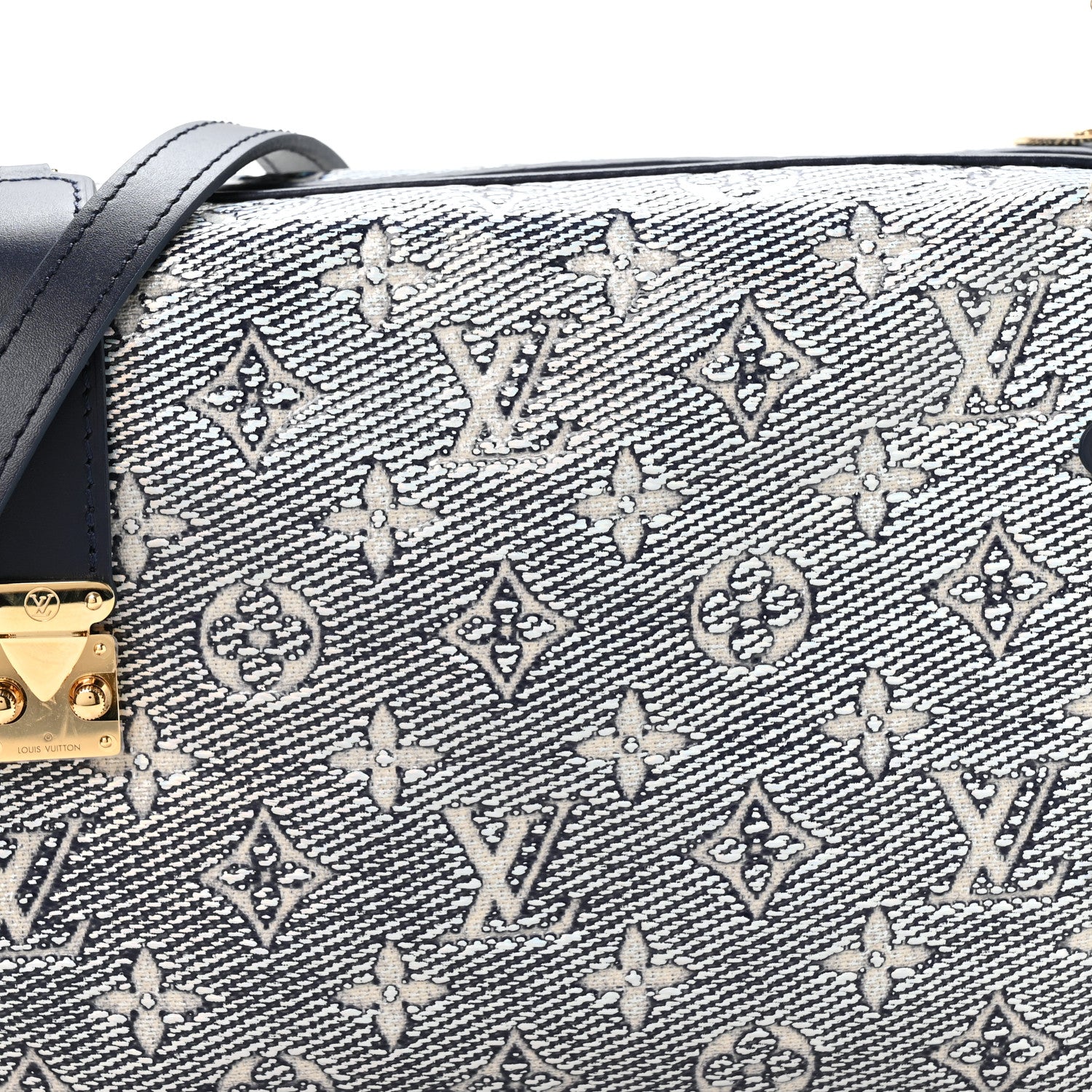 Louis Vuitton Monoglam Side Trunk MM Blue 7 of 9