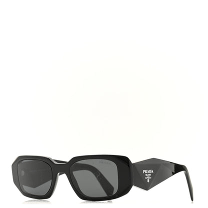 Prada Acetate Symbole Sunglasses SPR 17W Black 1 of 8