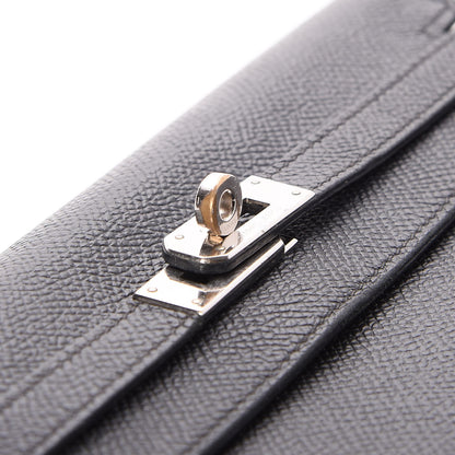 Hermes Epsom Kelly Longue Wallet Black 8 of 8