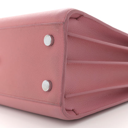 Saint Laurent Grained Calfskin Baby Sac De Jour Dark Rose 10 of 18