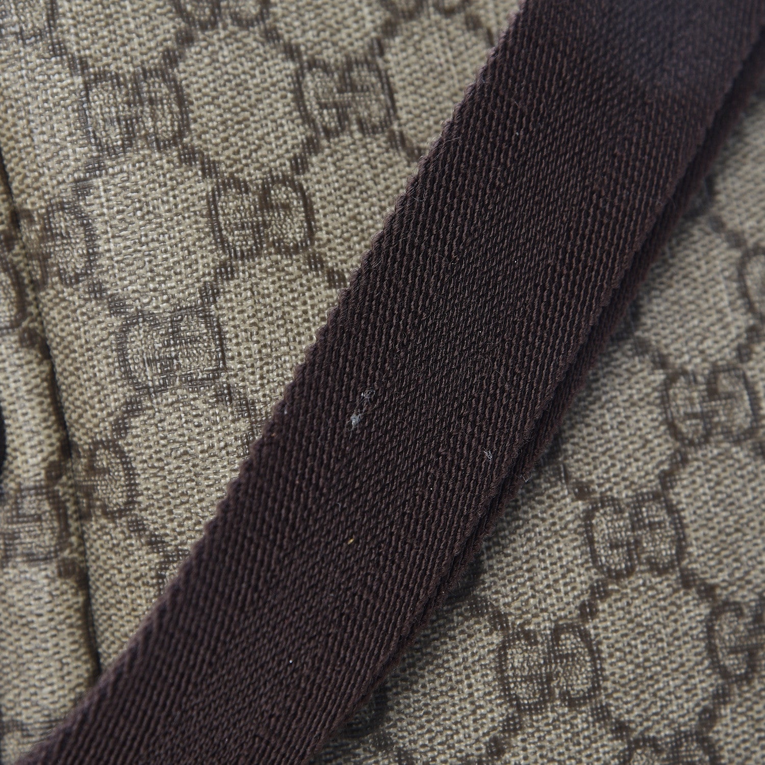 Gucci GG Plus Monogram Small Flap Messenger Bag Beige Dark Brown 12 of 12