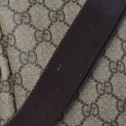 Gucci GG Plus Monogram Small Flap Messenger Bag Beige Dark Brown 12 of 12
