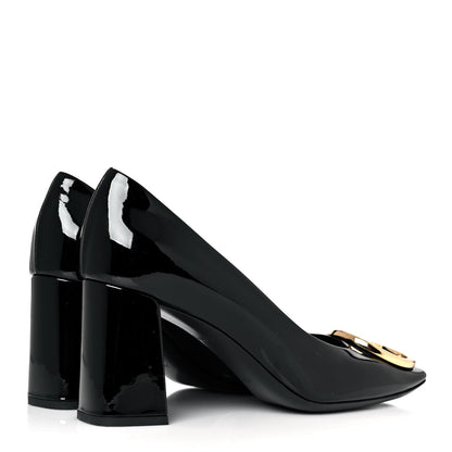 Louis Vuitton LOUIS VUITTON Patent Calfskin Madeleine Pumps 38 Black 4 of 8