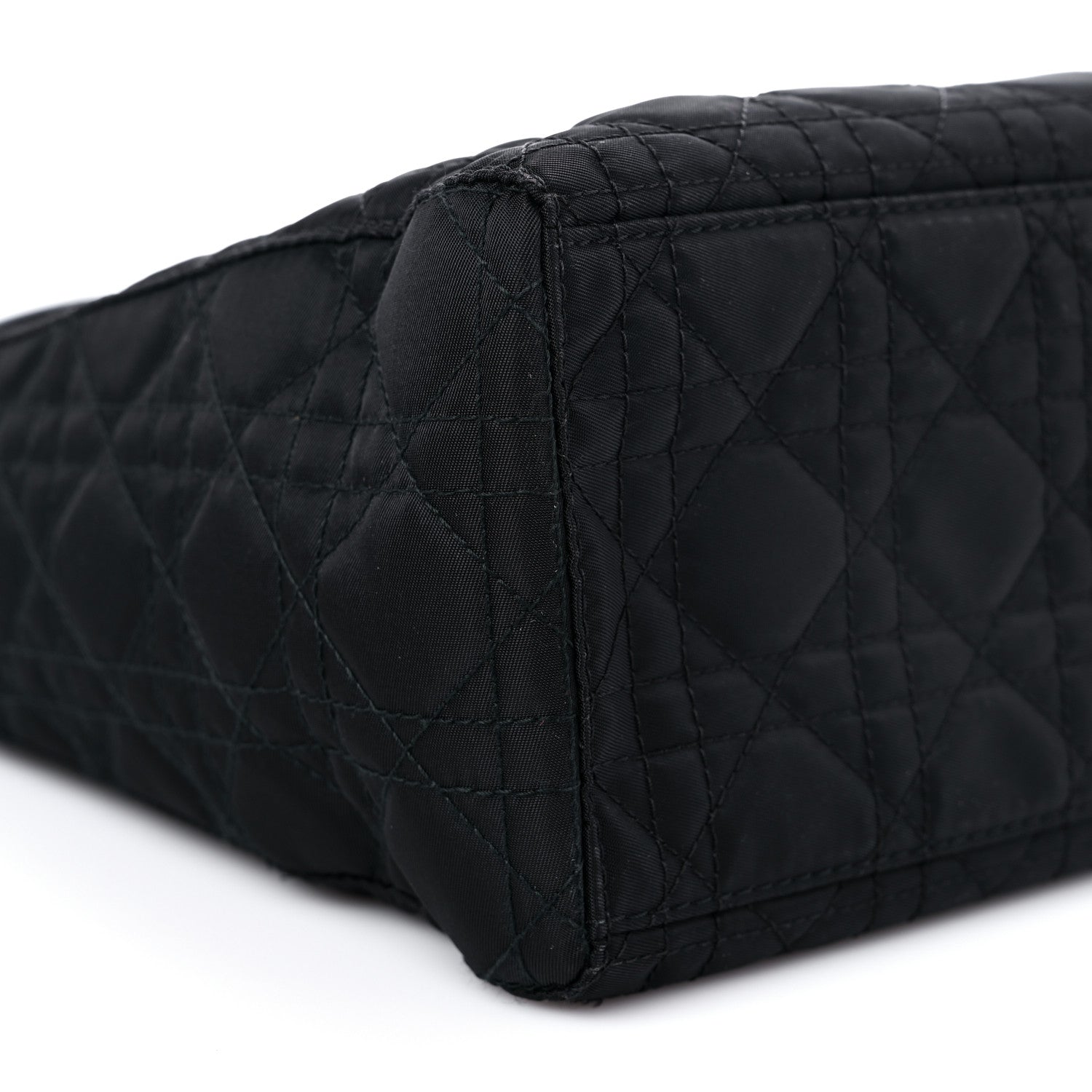 Christian Dior Nylon Cannage Medium Lady Dior Black 7 of 10