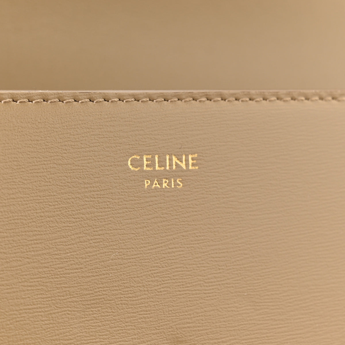 Shiny Calfskin Long Triomphe Wallet DarK Sepia