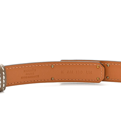 Hermes Epsom Kelly Belt Etoupe 3 of 4