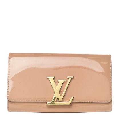 Louis Vuitton Patent Louise Clutch Nude 1 of 16