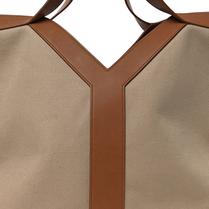 Saint Laurent Canvas Y Tote Beige Brick 7 of 9