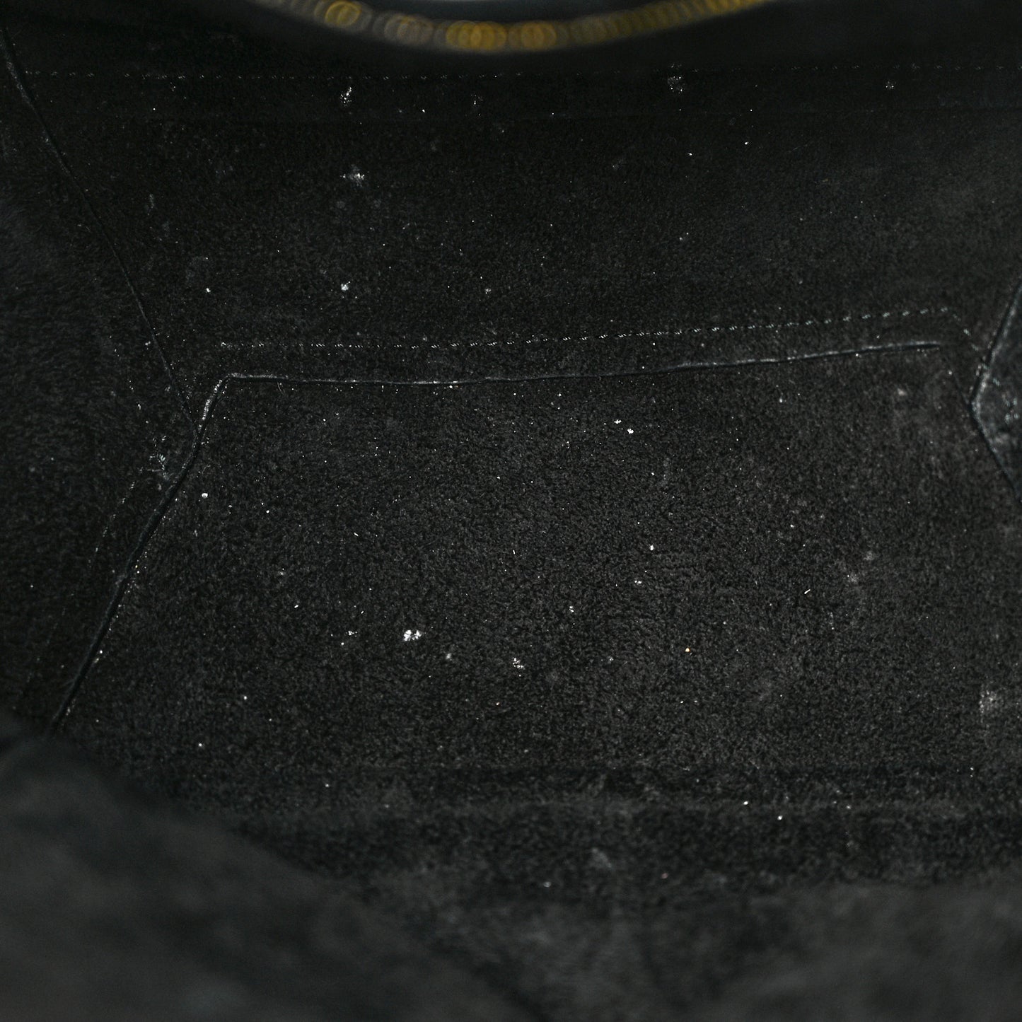 Soft Grained Calfskin Sangle Bucket Bag Black