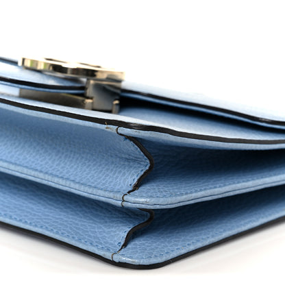 Gucci Dollar Calfskin Small Interlocking G Shoulder Bag Mineral Blue 11 of 11