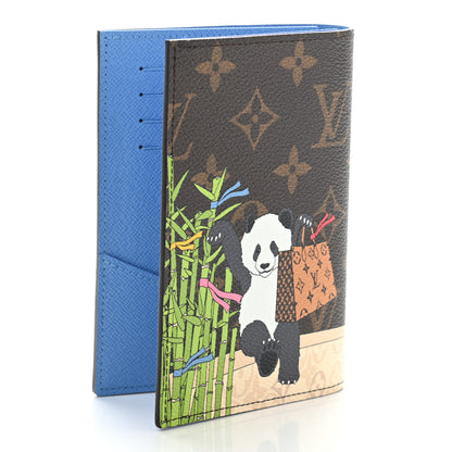Louis Vuitton Monogram 2021 Christmas Animation China Passport Cover Myosotis Blue 3 of 6