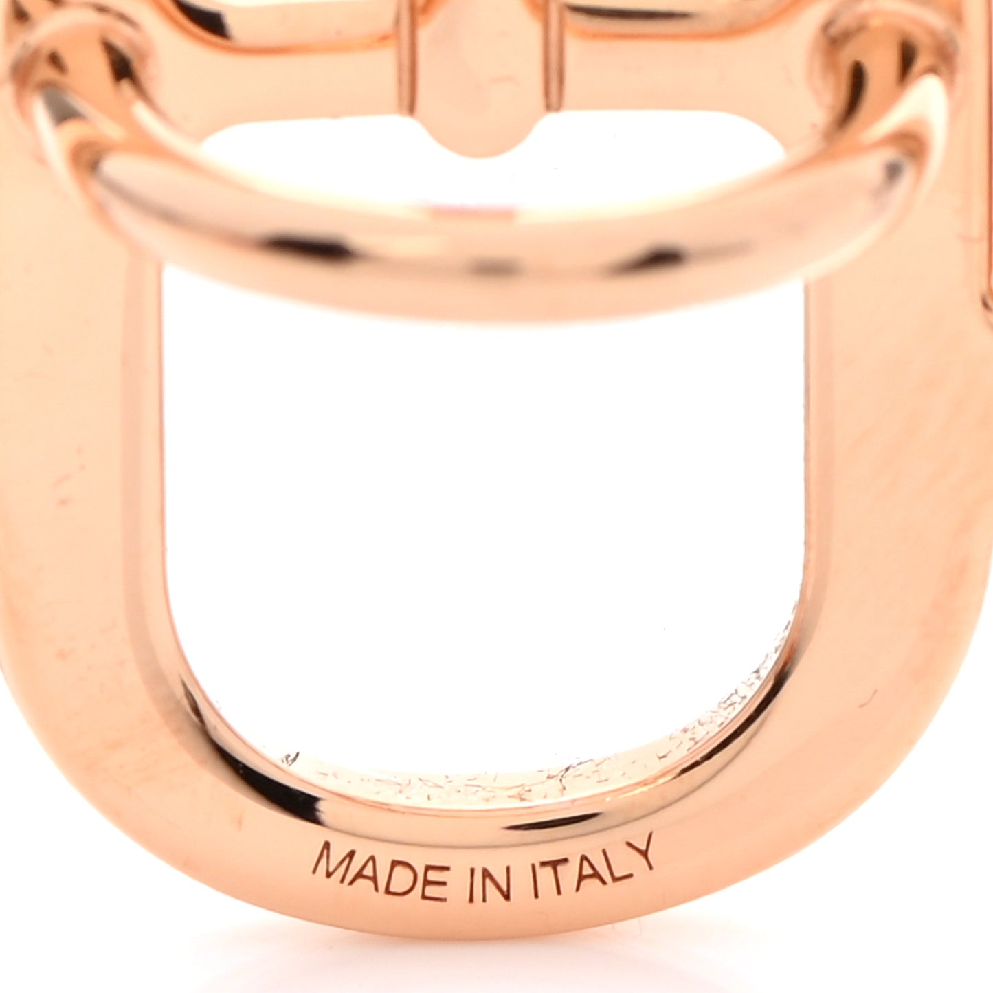 Plaqué Or Rose Mini Boucle Twilly Ring