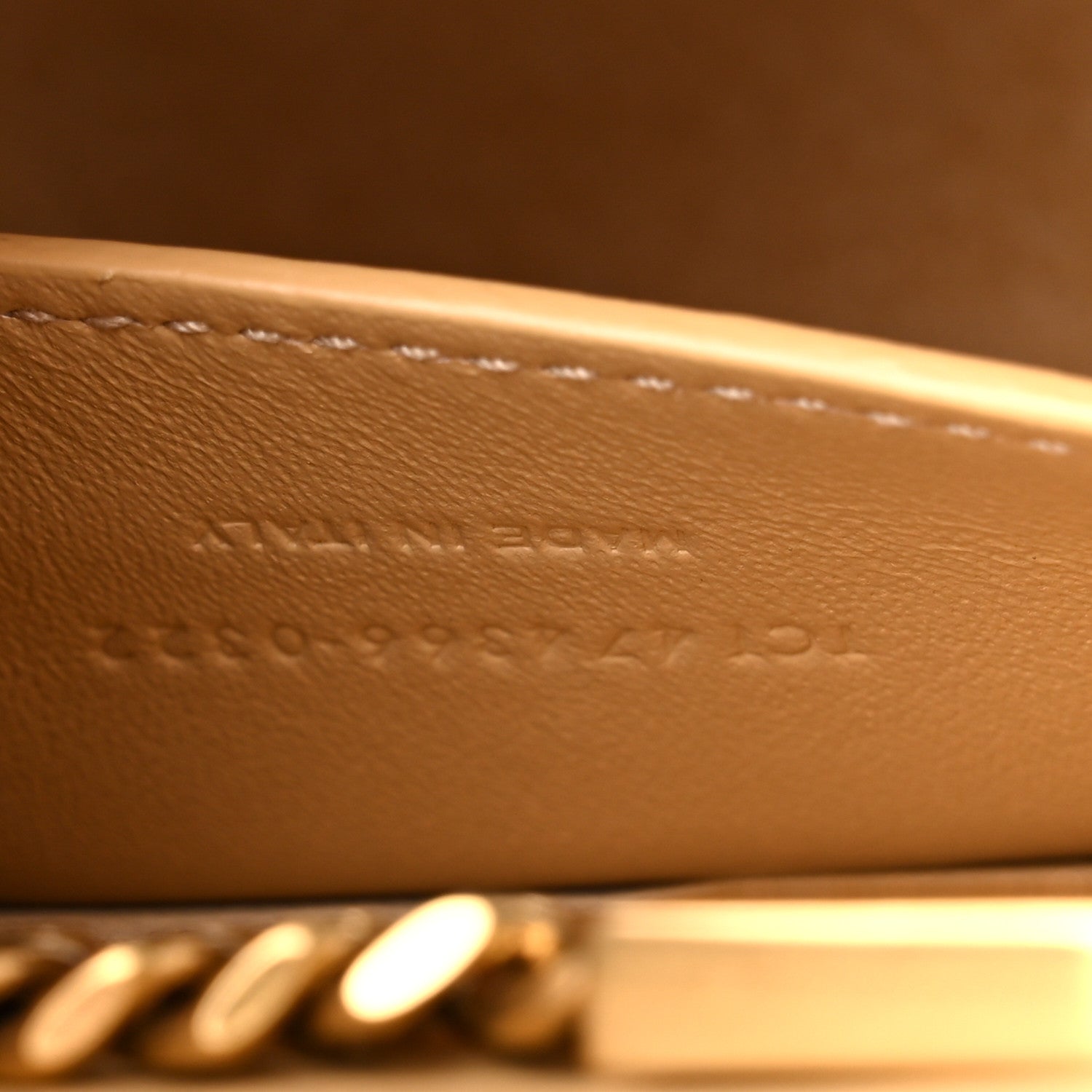 Saint Laurent Metallic Calfskin Small Classic Monogram Kate Tassel Satchel Gold 7 of 12