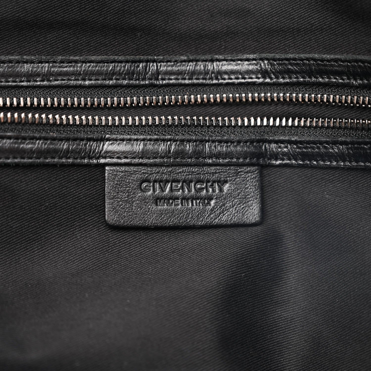 Givenchy Calfskin Crocodile Embossed Medium Nightingale Black 6 of 13