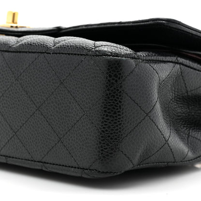 Chanel Caviar Quilted Medium Double Flap Black 9 of 16