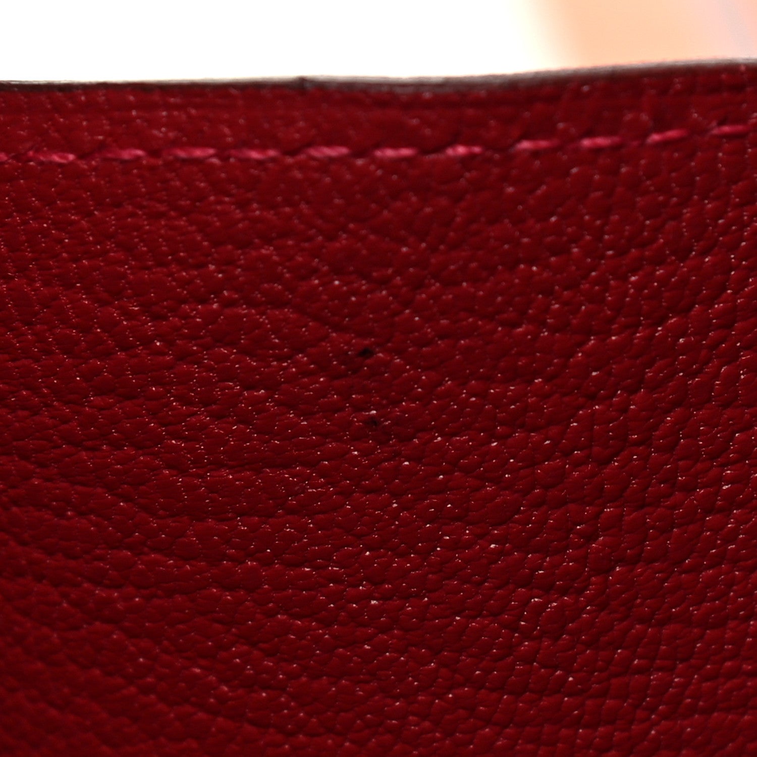 Hermes Tadelakt Medor 23 Clutch Rouge Vif 10 of 13