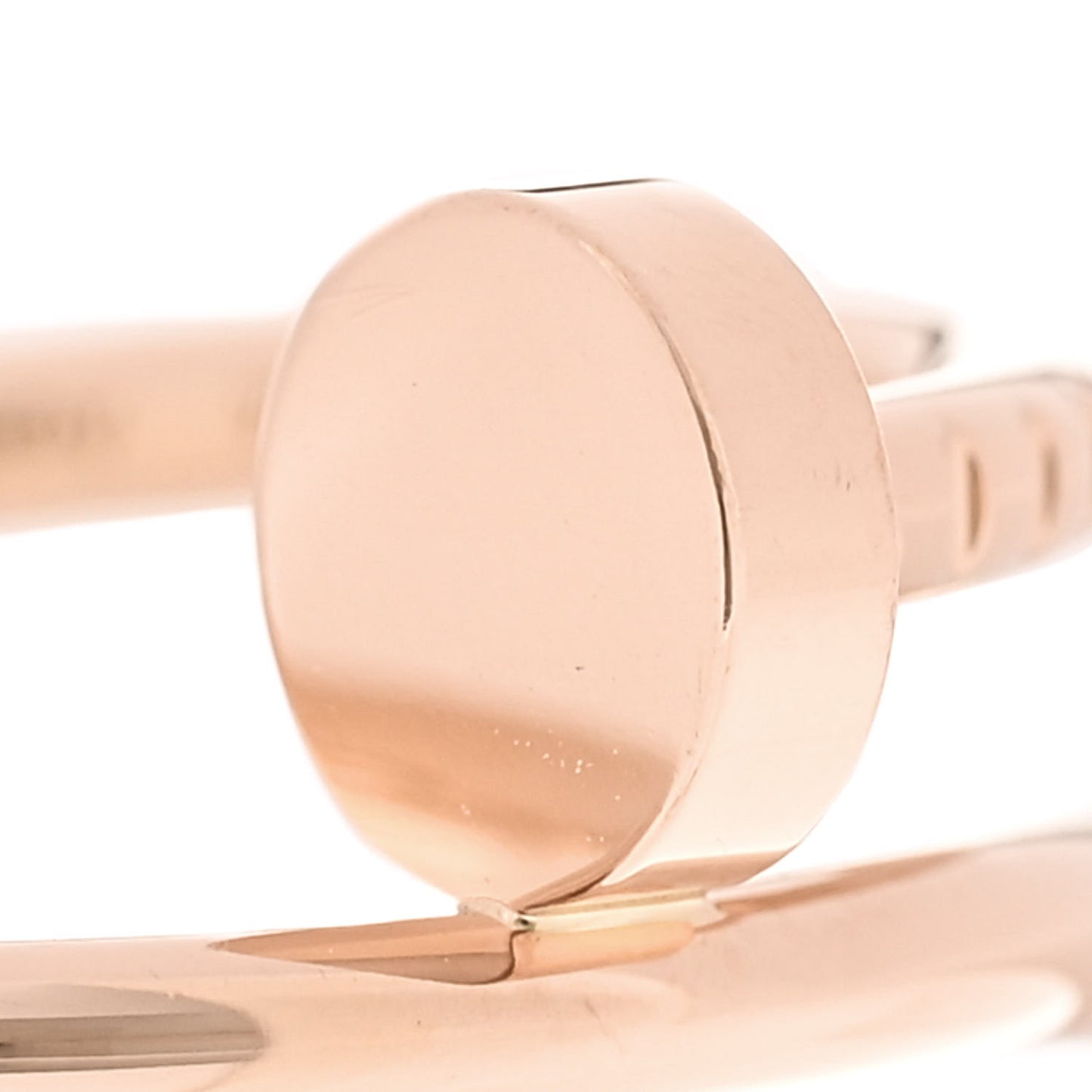 18K Pink Gold Small Juste Un Clou Ring 55 7.25