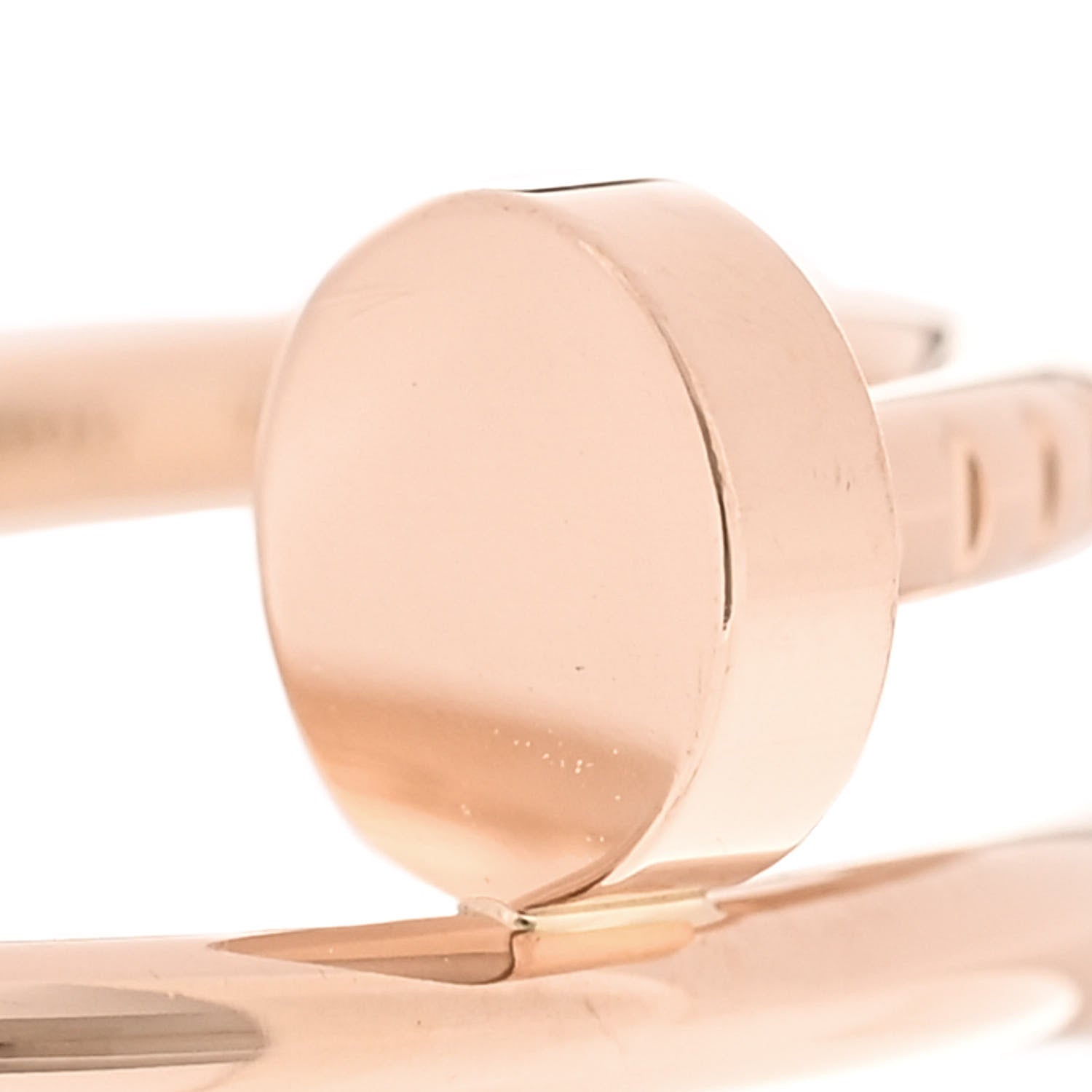 Cartier 18K Pink Gold Small Juste Un Clou Ring 55 7.25 4 of 6
