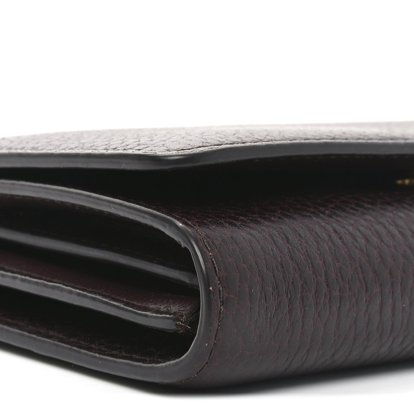 Small Classic Grain Medium Continental French Wallet Oxblood