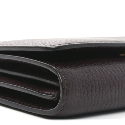 Mulberry Small Classic Grain Medium Continental French Wallet Oxblood 6 of 8