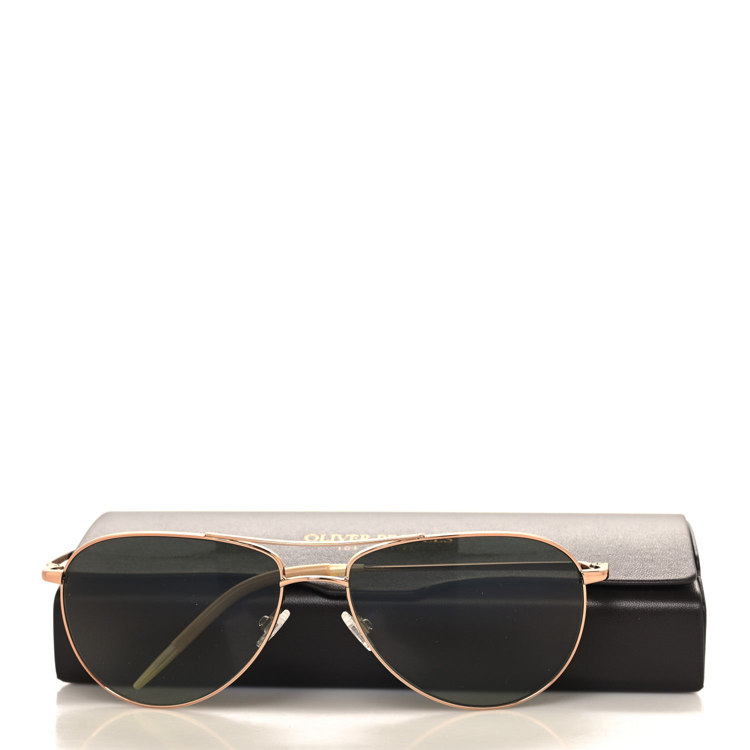Oliver Peoples Metal Benedict Aviator Sunglasses OV1002S G-15 Gradient 7 of 7